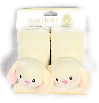 Kelly Baby Seat Belt Covers - Pink Baby Seat Belt Covers