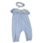 PM JEANS ROMPER W/ HEADBAND
