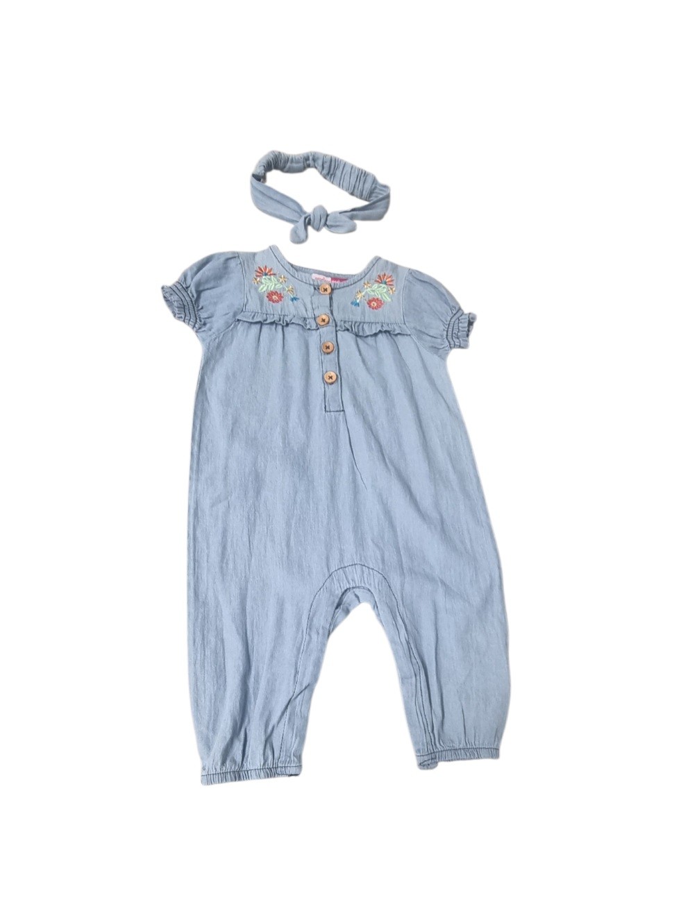 PM JEANS ROMPER W/ HEADBAND