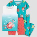 CARTERS BOYS 4PC PAJAMAS SET