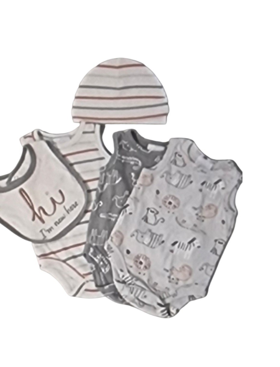 SS BABY BODYSUIT 5PC SET