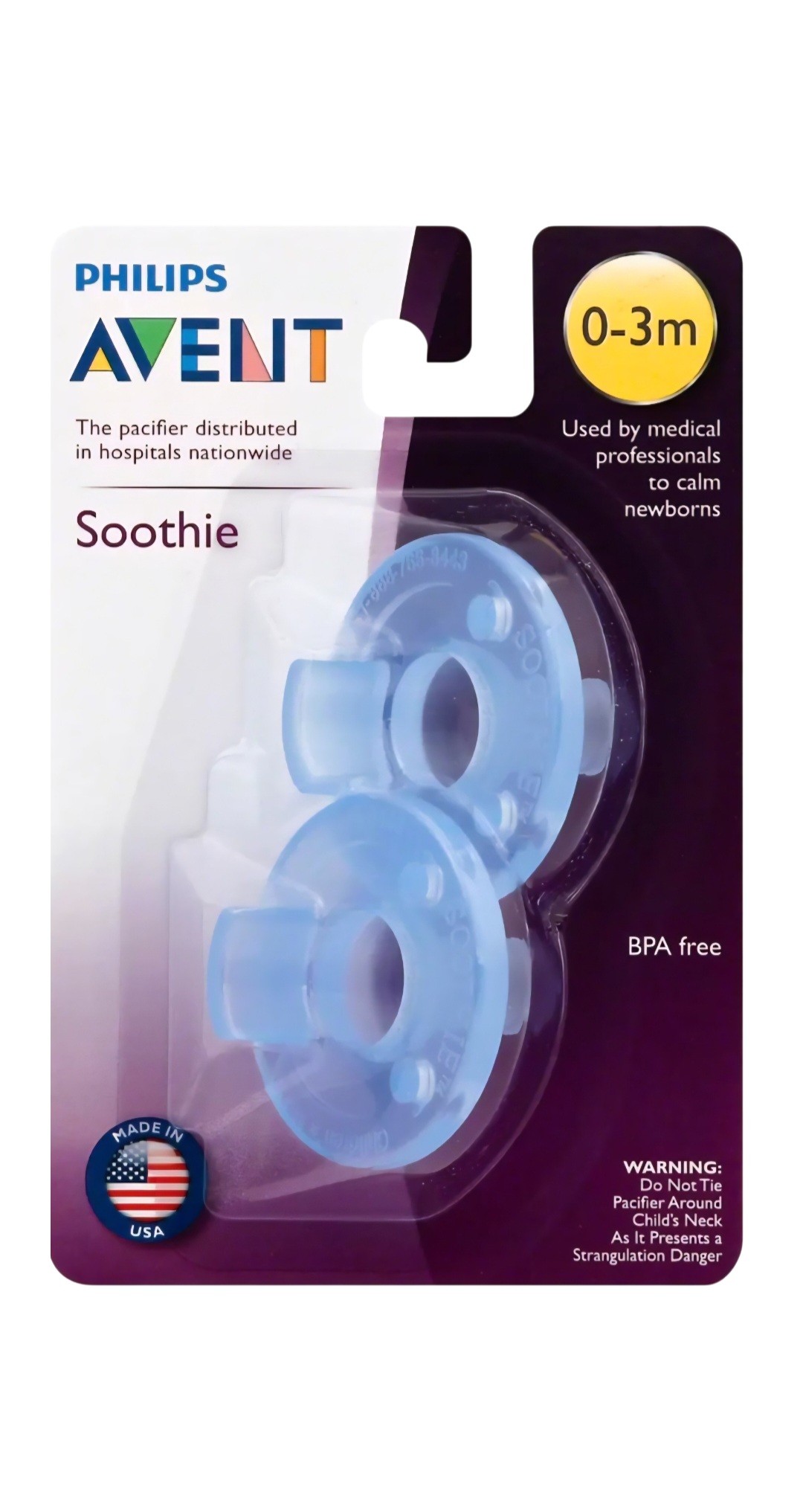 AVENT SOOTHIE 0-3M