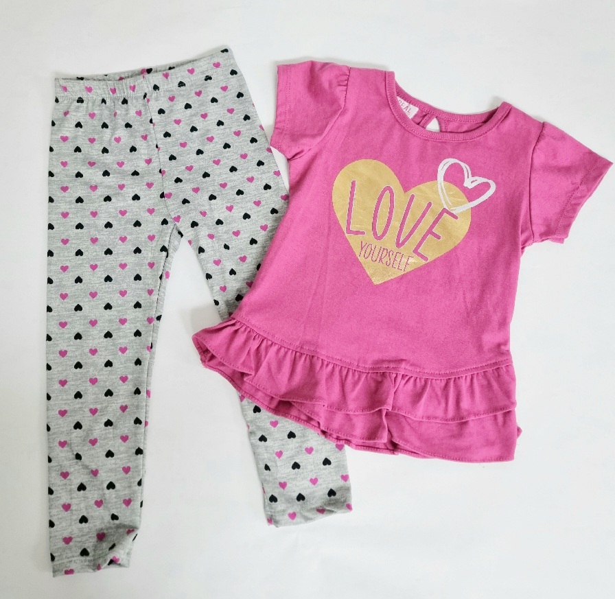 REAL LUV PINK PANTS SET 2PC