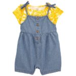CARTERS FLORAL ROMPER