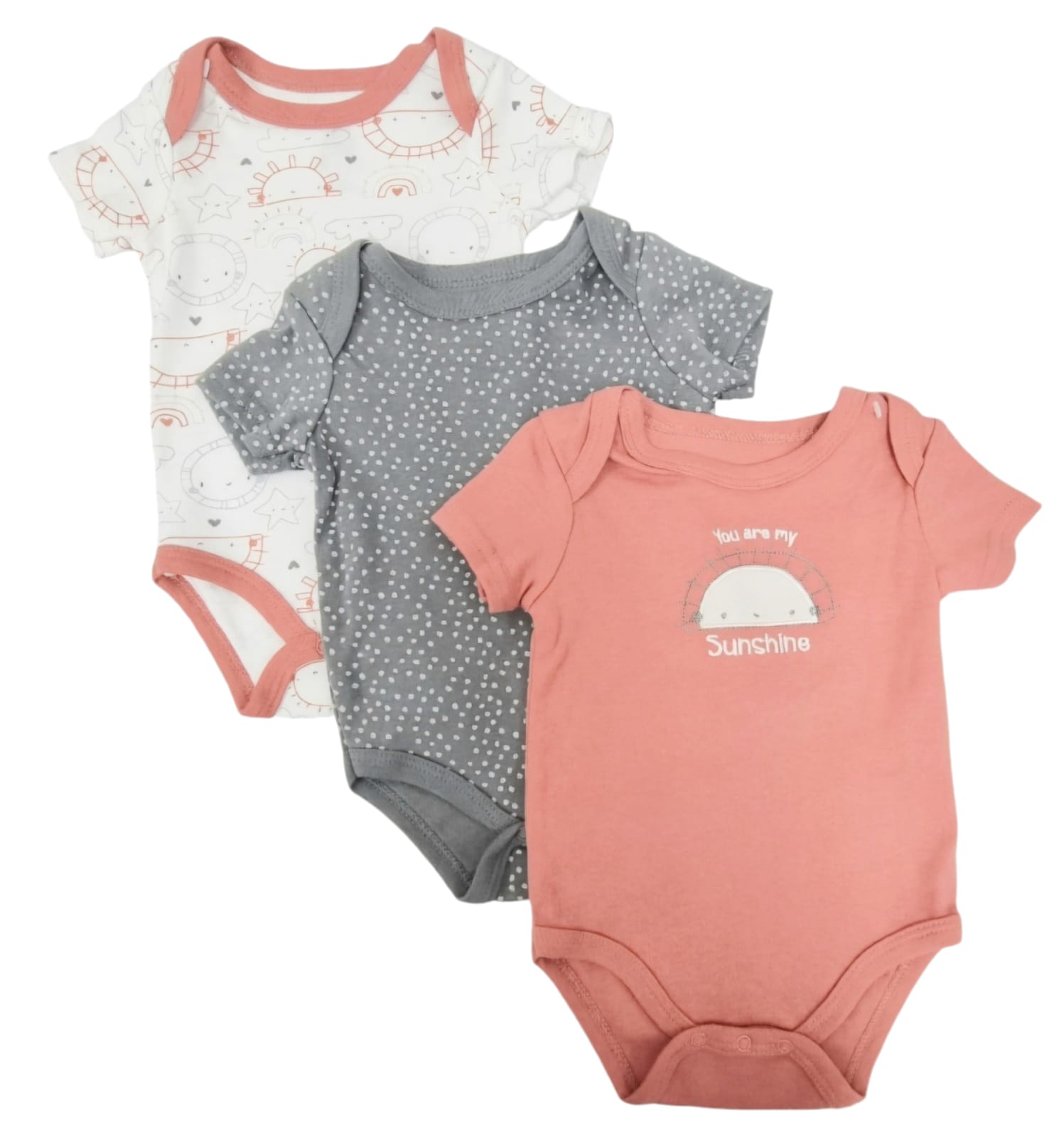 MM 3PK ONESIES - GIRLS
