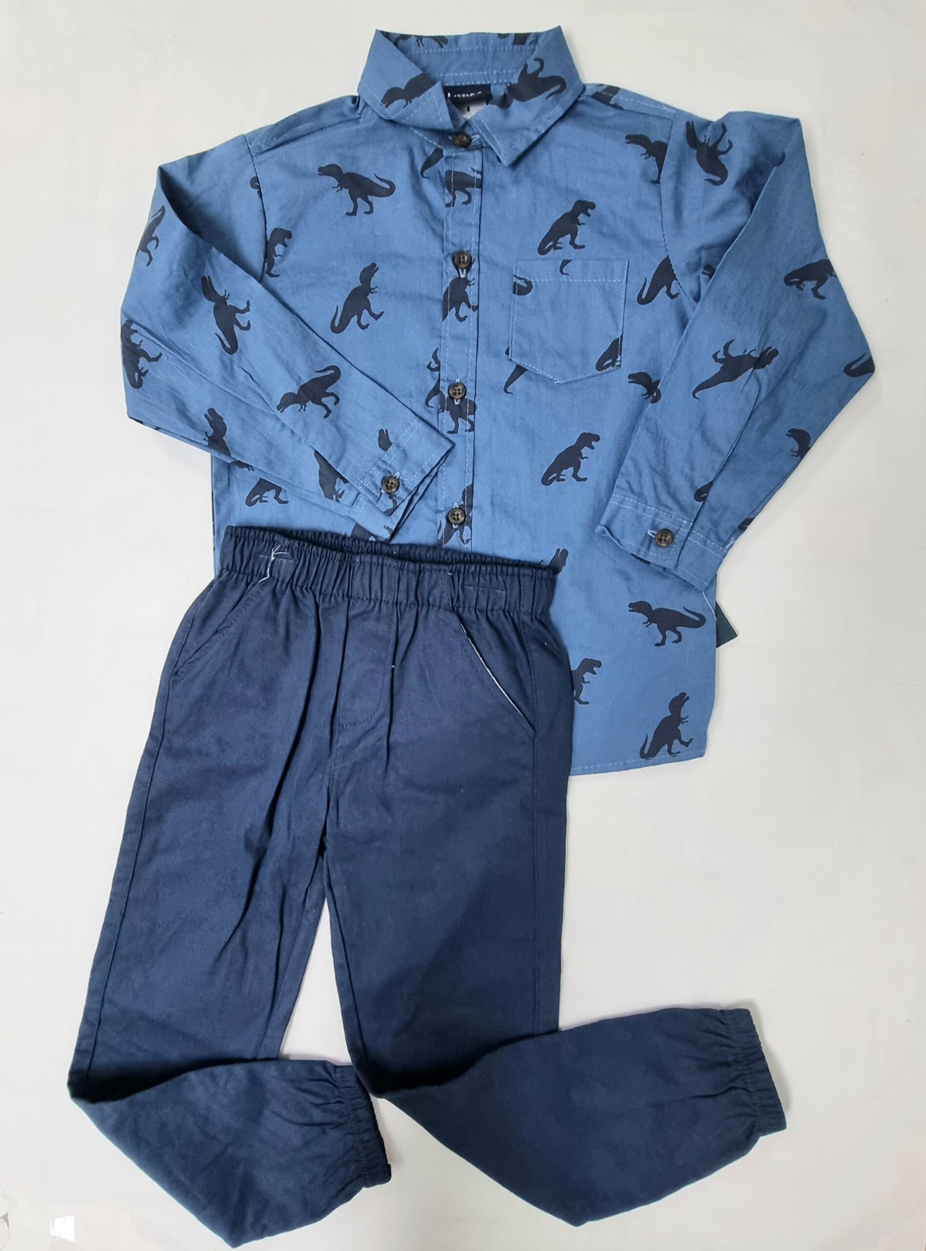 LR BOYS DRESS SHIRT & JOGGERS