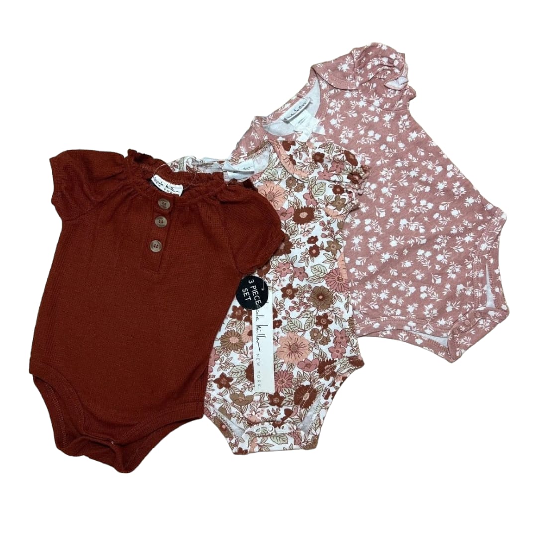 NICOLE MILLER 3PK ONESIES