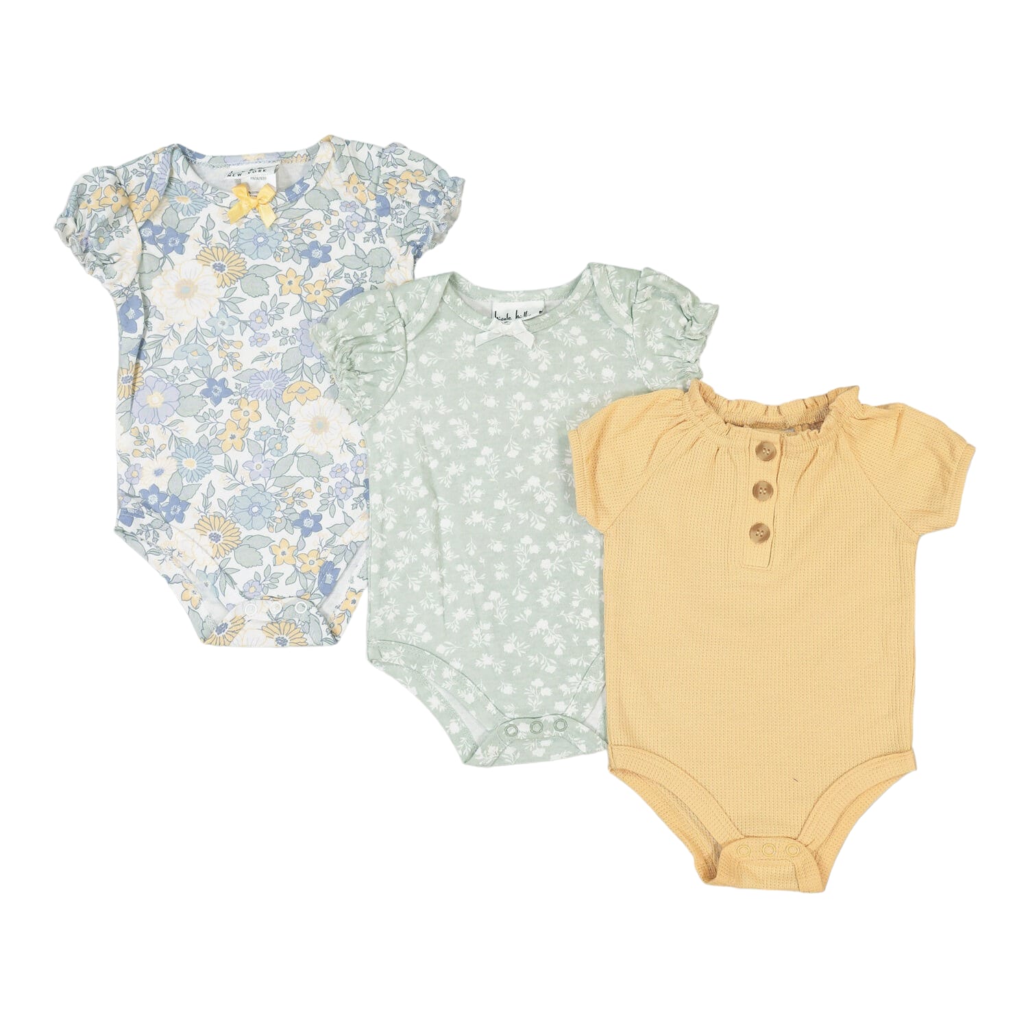 NICOLE MILLER 3PK ONESIES