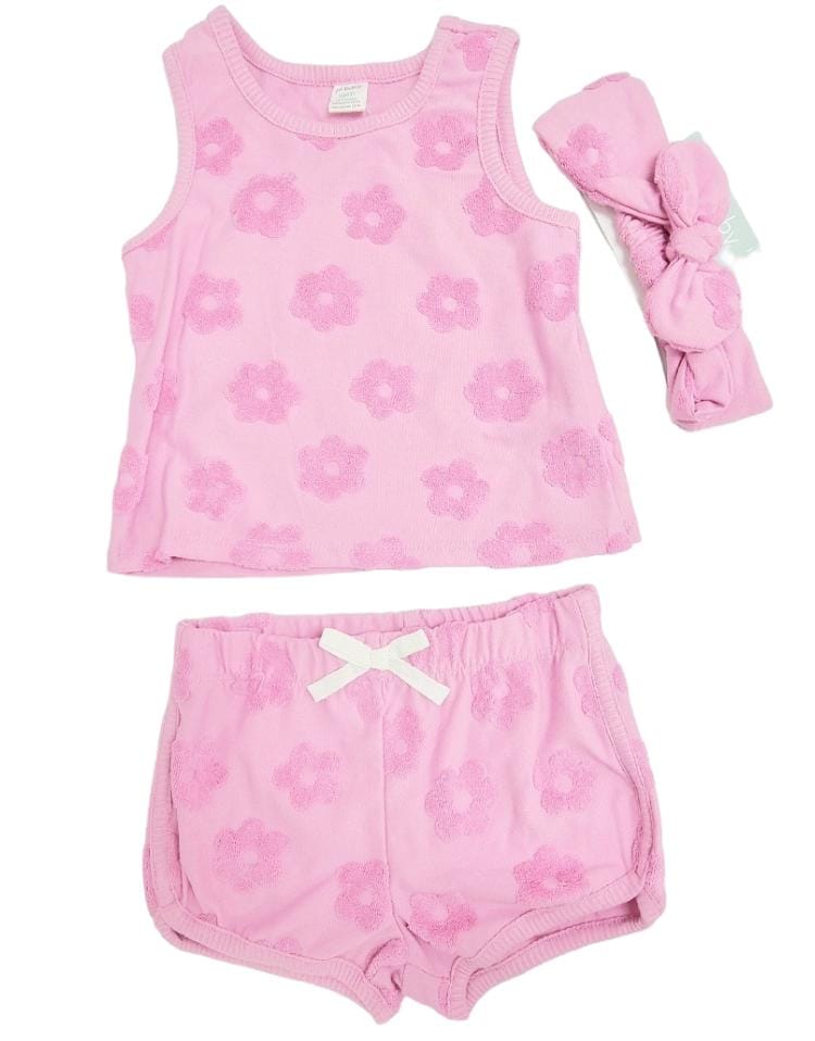 PL BABY GIRLS 2PC SHORT SET