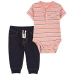 CARTERS STRIPED HENLEY BODY