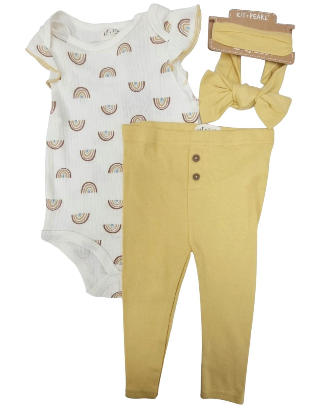 KIT & PEARL ONESIE & PANTS SET