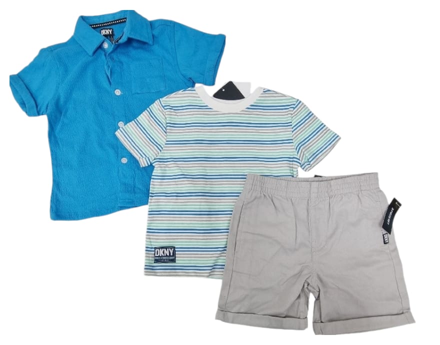 DKNY 3PC SHORTS SET