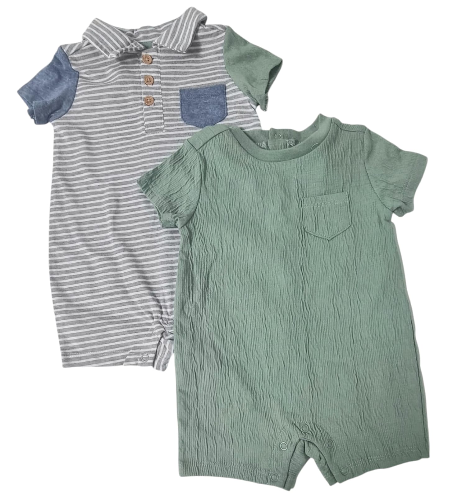 LIL LAD 2PC BOYS ROMPER SET