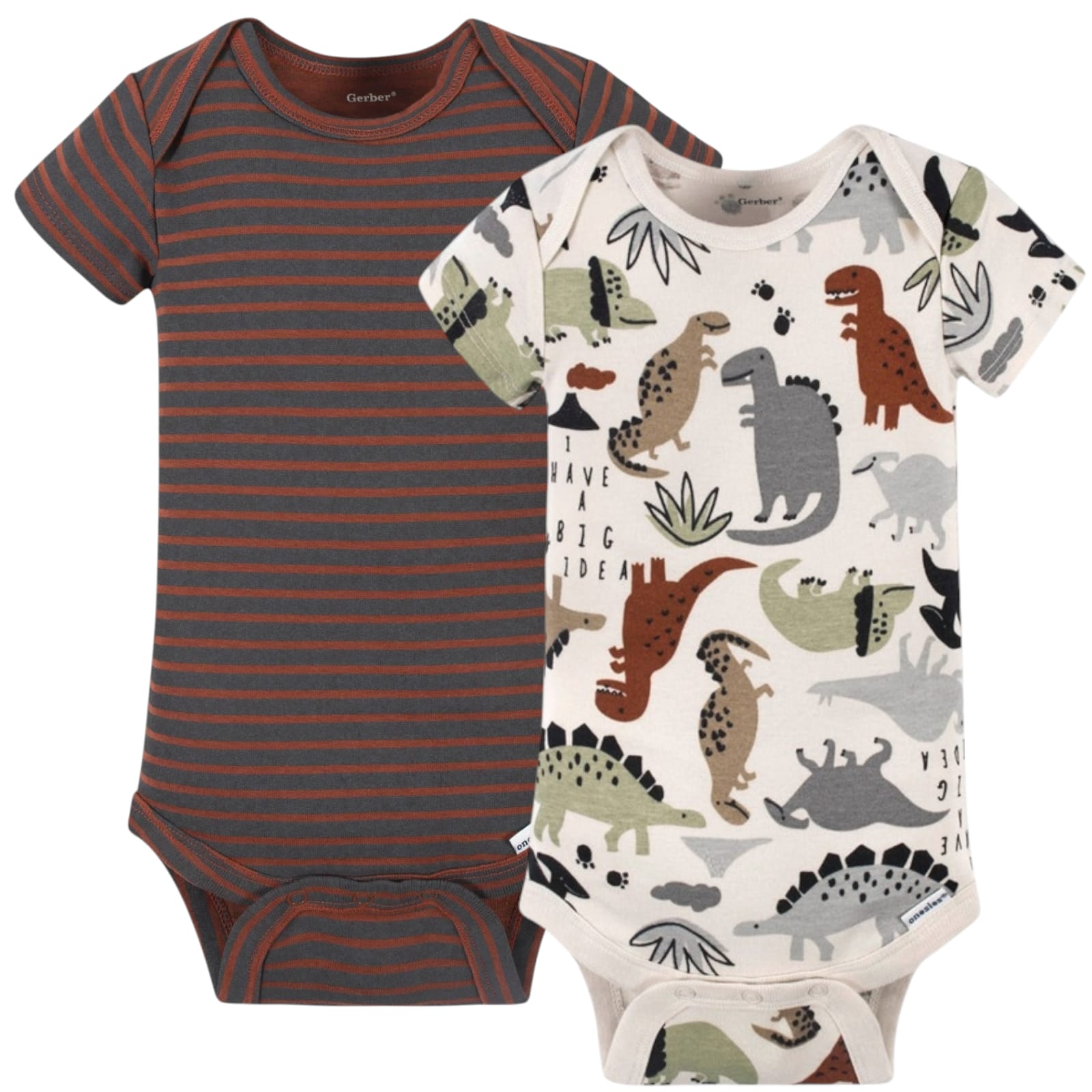 GERBER 2PK ONESIES