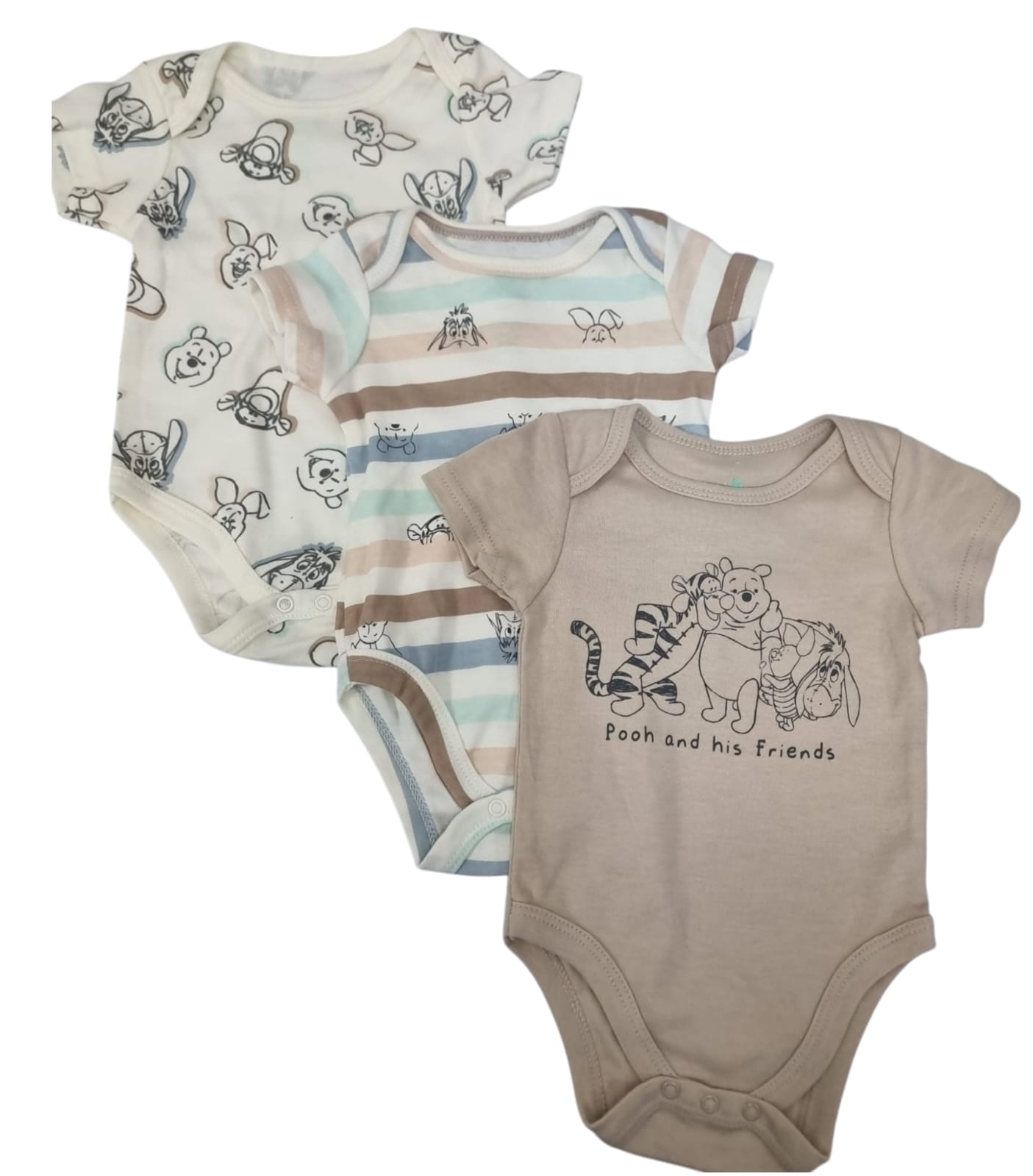 DISNEY BABY ONESIES 3PK