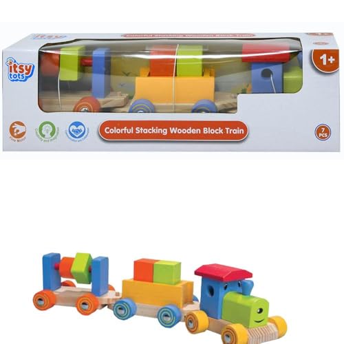 ITSY WOODEN BLOCK TRAIN