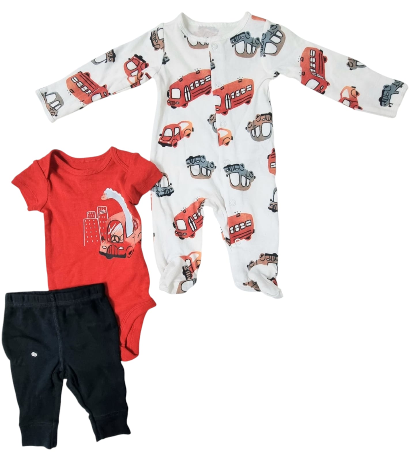 CARTERS ONESIES & SHORTS SET