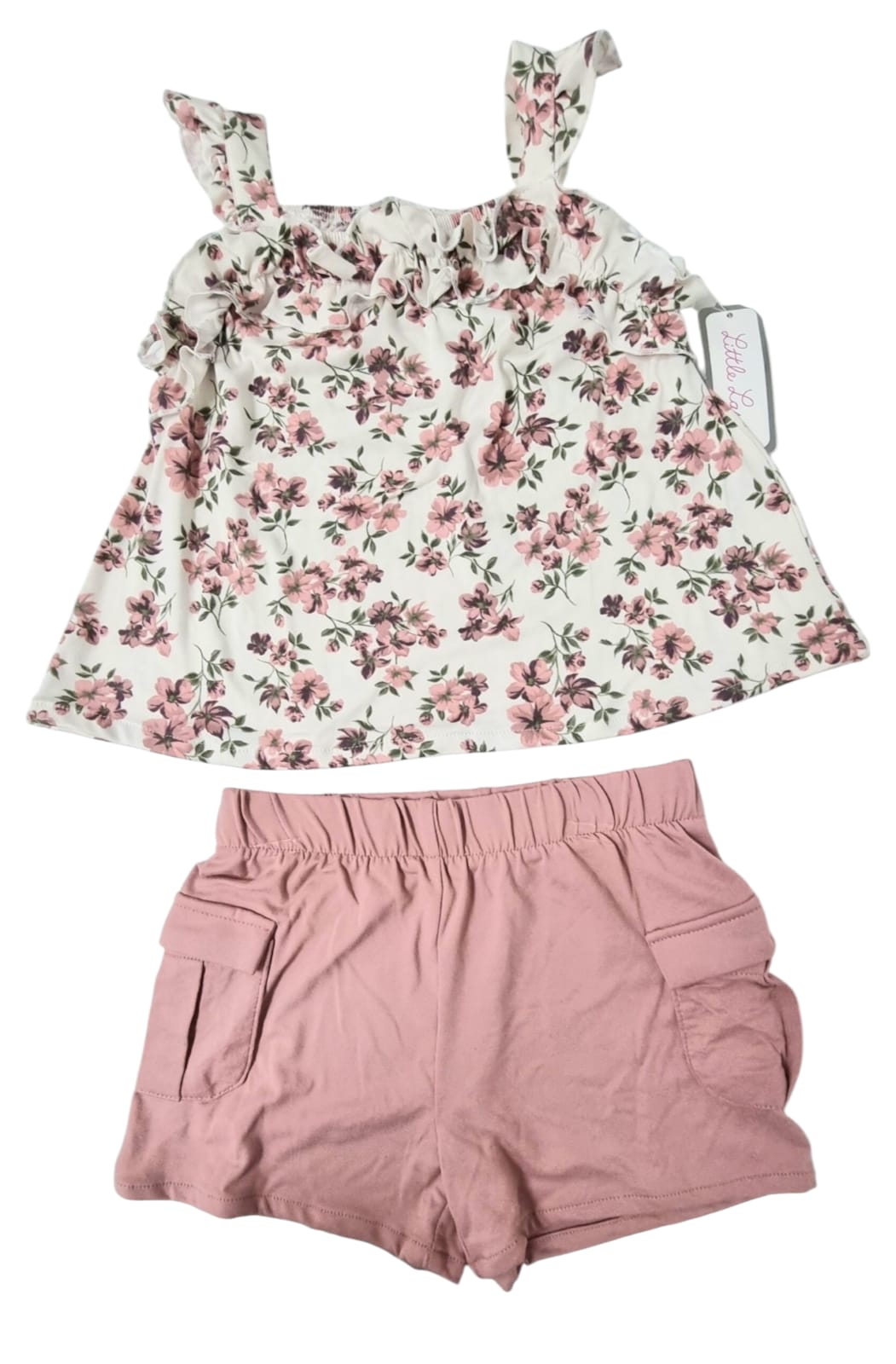 LIL LAS GIRLS 2PC SHORT SET