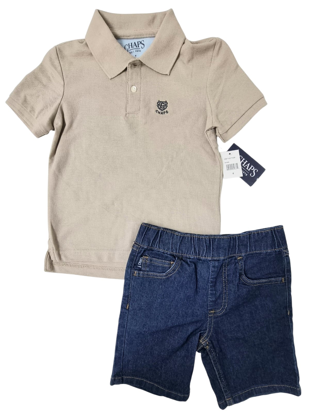CHAPS JEANS SHORTS SET