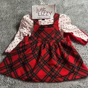 JUST LIZZY GIRL DRESS & TIGHTS