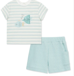 FOCUS ORGANIC GIRLS SHORT SET