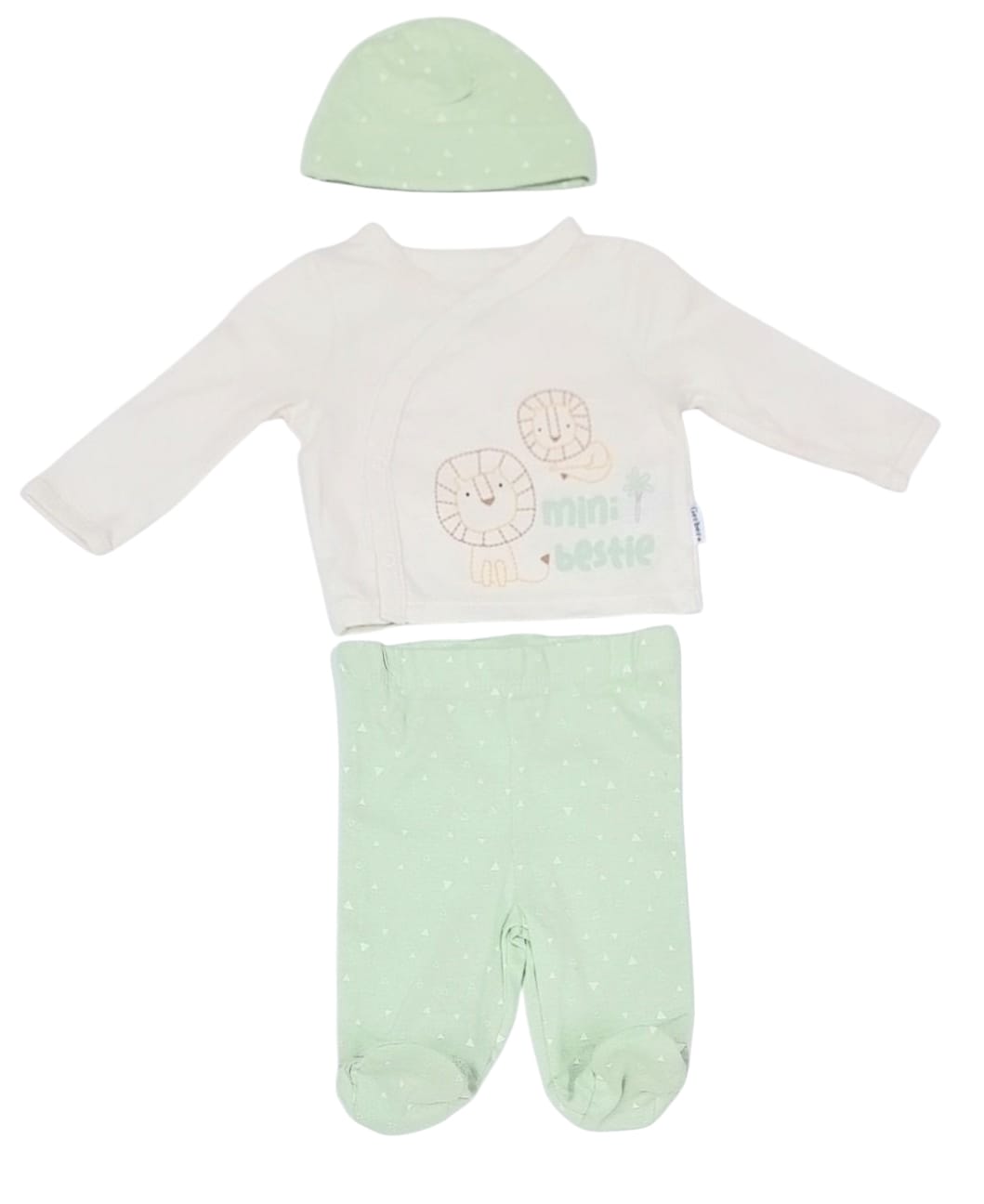 GERBER 3PC SET SHIRT PANTS CAP