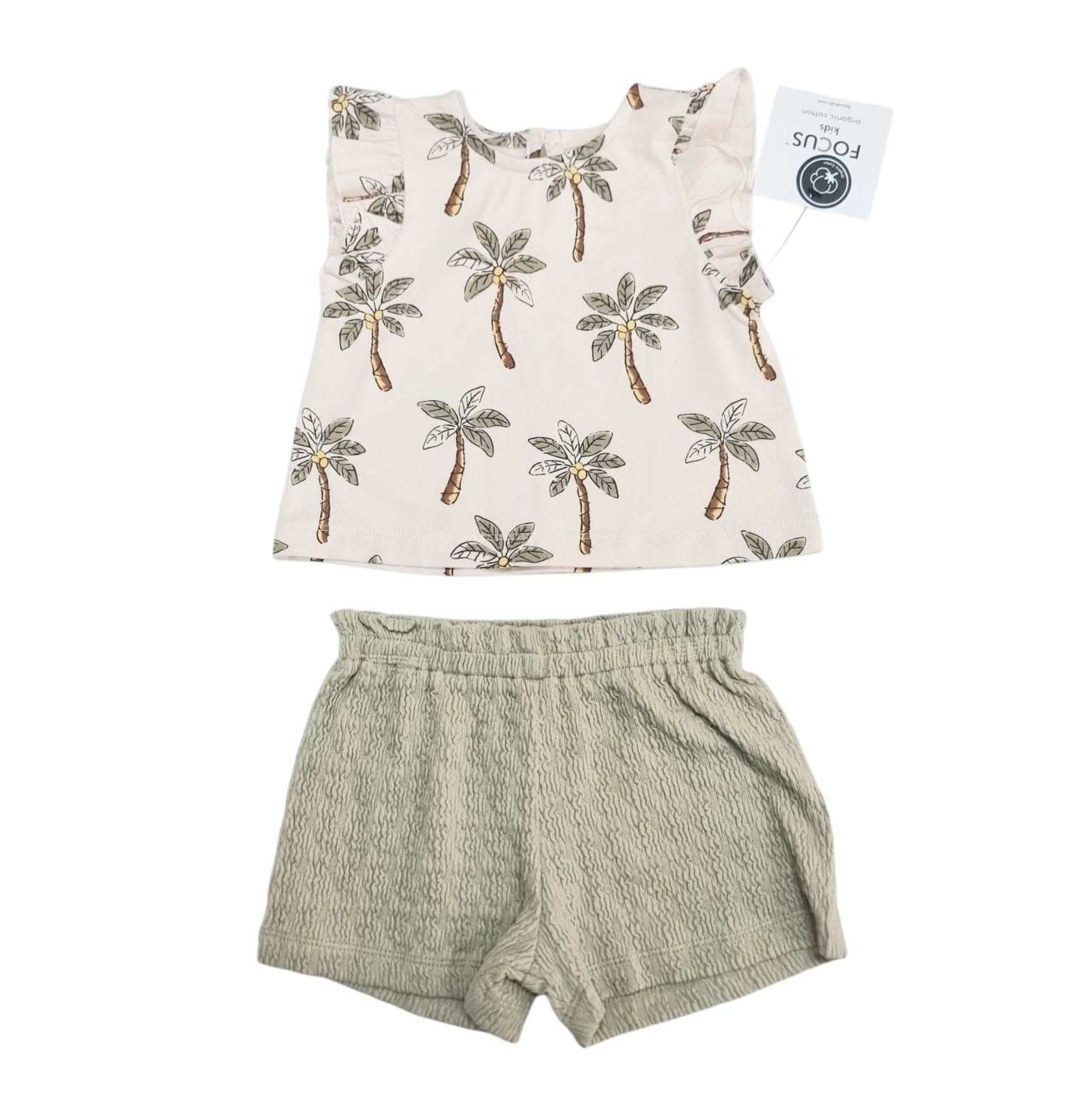 FOCUS ORGANIC GIRLS SHORT SET