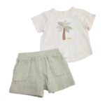 FOCUS ORGANIC BOYS SHORT SET