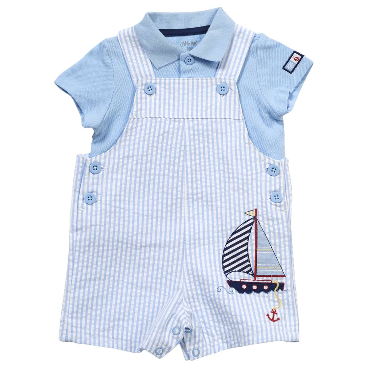 LITTLE ME SHORTALL 2PC SET