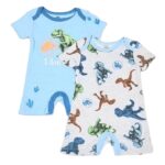 WU BABY 2PK ROMPERS