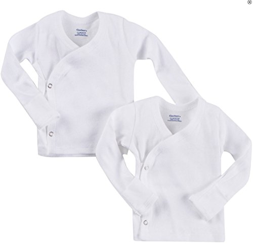 GERBER L/S SIDE SNAP 2 PK