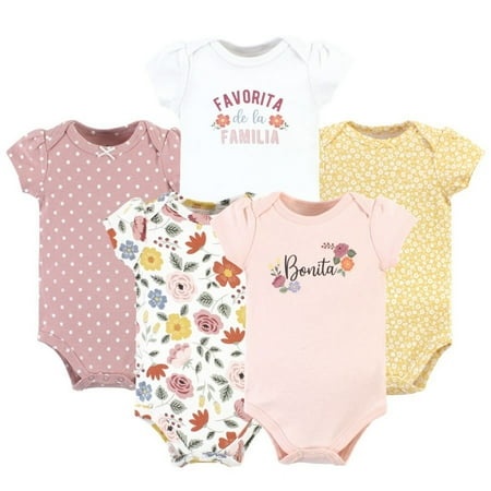 HUDSON BABY 5PK BODYSUIT
