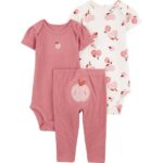 CARTERS 2 BODYSUITS & PANTS