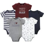 HUDSON BABY BODYSUIT 5PK