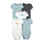 CARTERS 5PC ONESIES