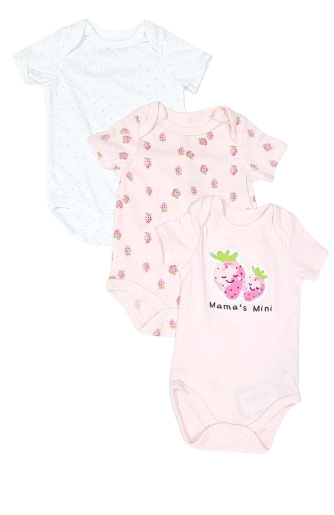 TINYTOTS 3PC ONESIES