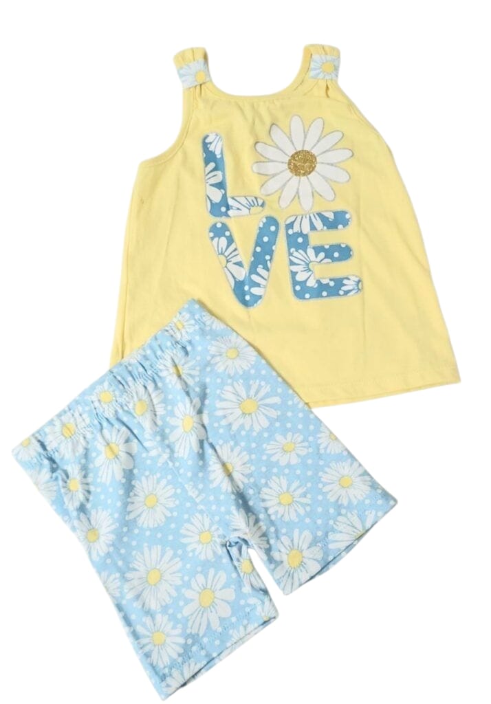REAL LOVE 2PC SHORT SET