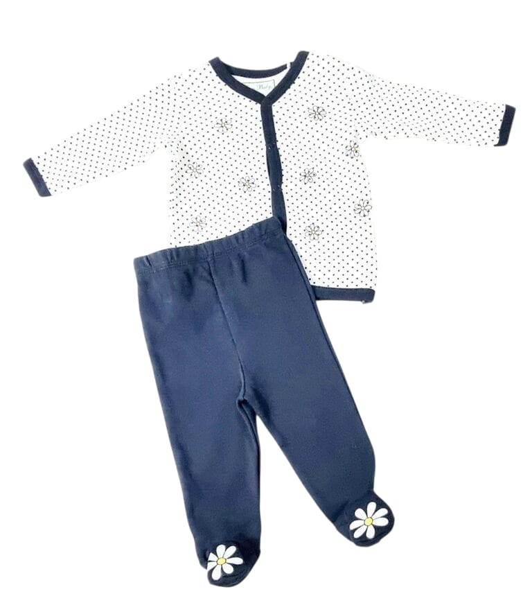 EURO BABY 2PC FLORAL PANTS SET