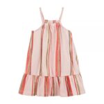 TODDLER STRIPPED PRINT DRESS