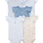 CARTERS 5PC ONESIES