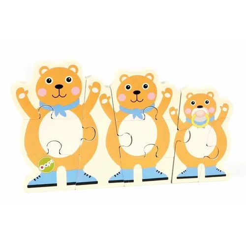 OOPS DUAL-STEP PUZZLE BEAR