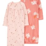 CARTERS 2PC GOWNS