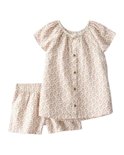 CARTERS ORGANIC FLUTTER SLEEVE