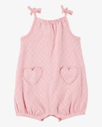 TODDLER HEART PRINT ROMPER