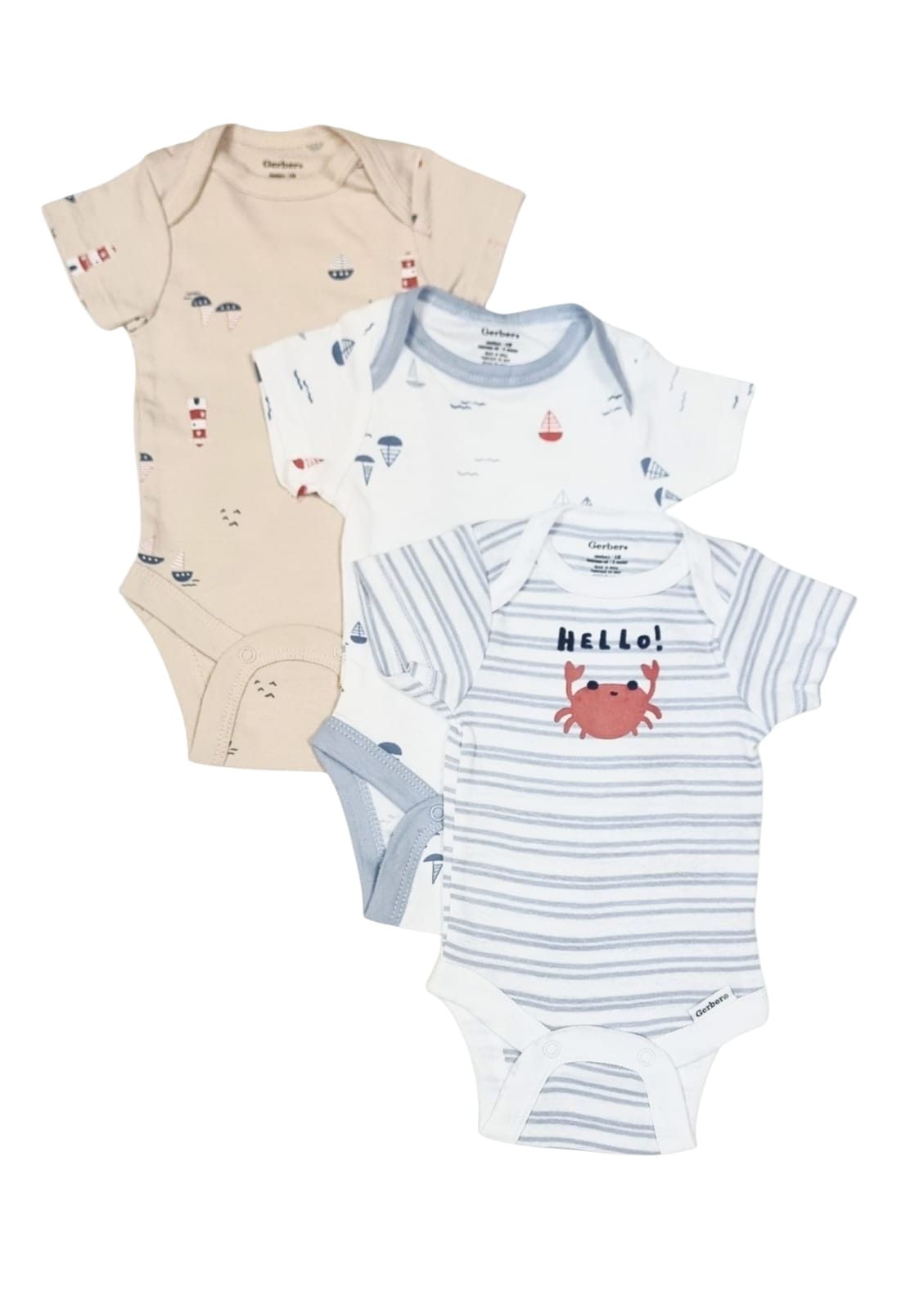 GERBER 3PCK  ONESIES