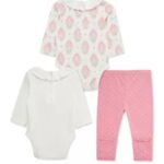 LITTLE ME 3PC BODYSUIT SET