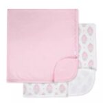 LITTLE ME 2PK SWADDLE BLANKET