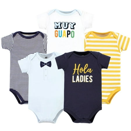 HUDSON BABY 5PK BODYSUIT