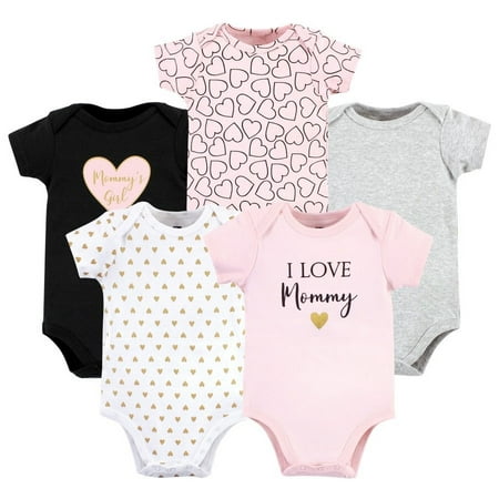 HUDSON BABY 5PK BODYSUIT