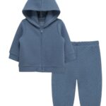 LITTLE ME QUILT HOODIE SET